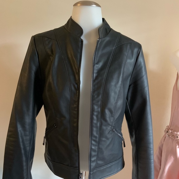 INC International Concepts Jackets & Blazers - INC Faux Leather Jacket
